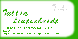tullia lintscheidt business card